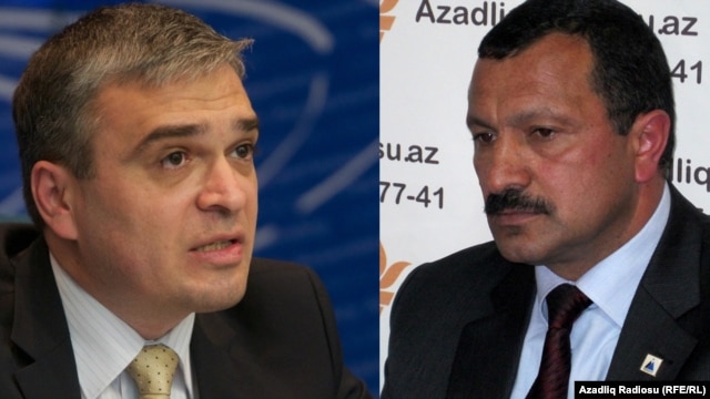 Azerbaijan - Chairman of “REAL” movement Ilgar Mammadov and Deputy chairman of Musavat Party Tofig Yagublu