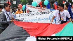 Skup podrške zahtjevu Palestinaca za priznanje države, Sarajevo, 23. septembar 2011