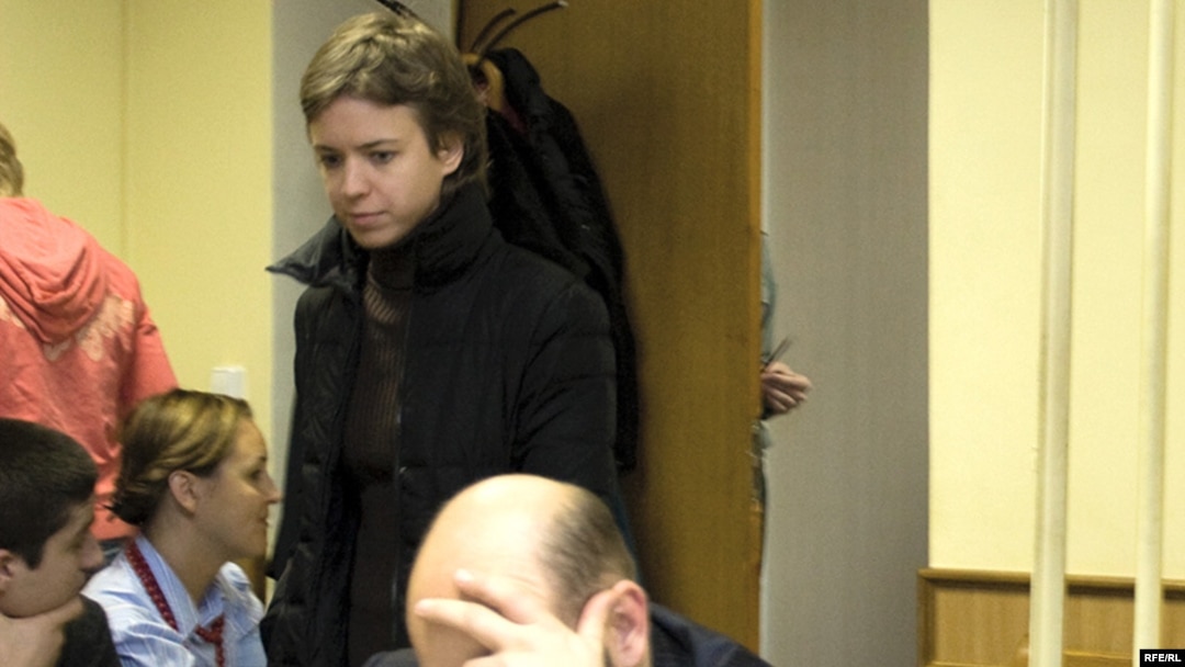 Вера Политковская на первом процессе по убийству Анны Политковской, 4 декабря 2008