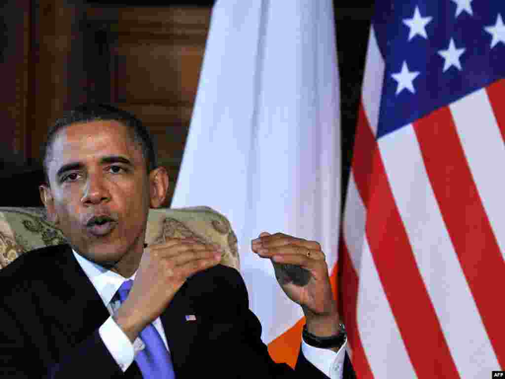 Irska - U razgovoru sa irskim premjerom, Dublin, 23.05.2011. Foto: AFP / Jewel Samad