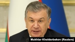 Өзбекстан президенті Шавкат Мирзияев.