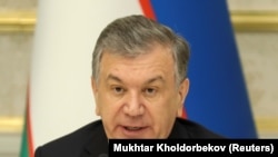 Ўзбекистон президенти Шавкат Мирзиёев.