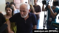 Armenia - Former Deputy Defense Minister Vahan Shirkhanian is released from custody, 25 June, 2018.