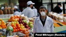 Алматыдағы базарлардың бірі. 20 наурыз 2020 жыл