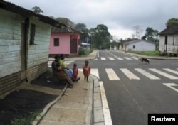 Обычный "зажиточный" квартал в одном из городов Экваториальной Гвинеи
