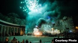 Ցուցարարների և ոստիկանության միջև բախումները Կիևում, 21-ը հունվարի, 2014թ․