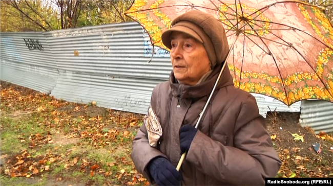 Жительница Луганска