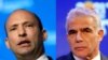 Naftali Bennett (b) és Jaír Lapid, a várható új koalíciós kormány kulcsfigurái