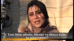 Yeni ildən ailəniz, ölkəniz və dünya üçün nə umursunuz?
