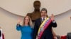 Venecuelanski lider Nikolas Maduro i njegova supruga Silija Flores posle polaganja zakletve za treći predsednički mandat, 10. januar 2025.