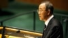 UN's Ban Says Climate Change As Dangerous As War