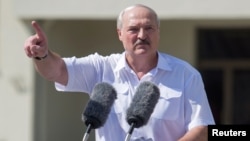 Belarusian strongman Alyaksandr Lukashenka (file photo)