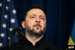 Президент України Володимир Зеленський на пресконференції у Флориді, США, 28 грудня 2025 року
