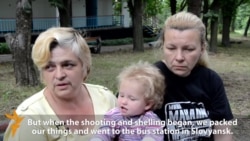 Foster Families Flee Donetsk Fighting