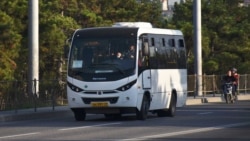 Совместный российско-бразильский автобус Marcopolo Bravis 3297 в Севастополе