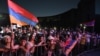 Митинг в поддержку Никола Пашиняна в Ереване. 17 июня 2021 года