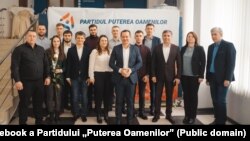 Echipa Partidului „Puterea Oamenilor”, liderul Ruslan Codreanu în centru