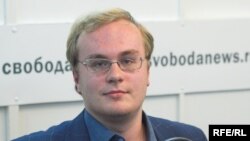 Александр Гнездилов в студии Радио Свобода