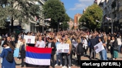 Protest u Severnoj Mitrovici 10. oktobar 2024.