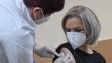 Montenegro - Vaccination with vaccine against coronavirus Covid-19, minister of health Jelena Borovinic got vaccine, Podgorica, 23Feb2021