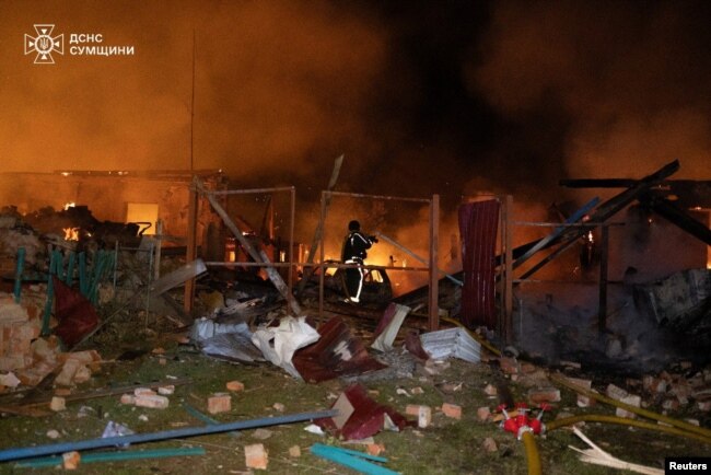 Последствия одного из российских ударов по Сумской области, июнь 2025 года