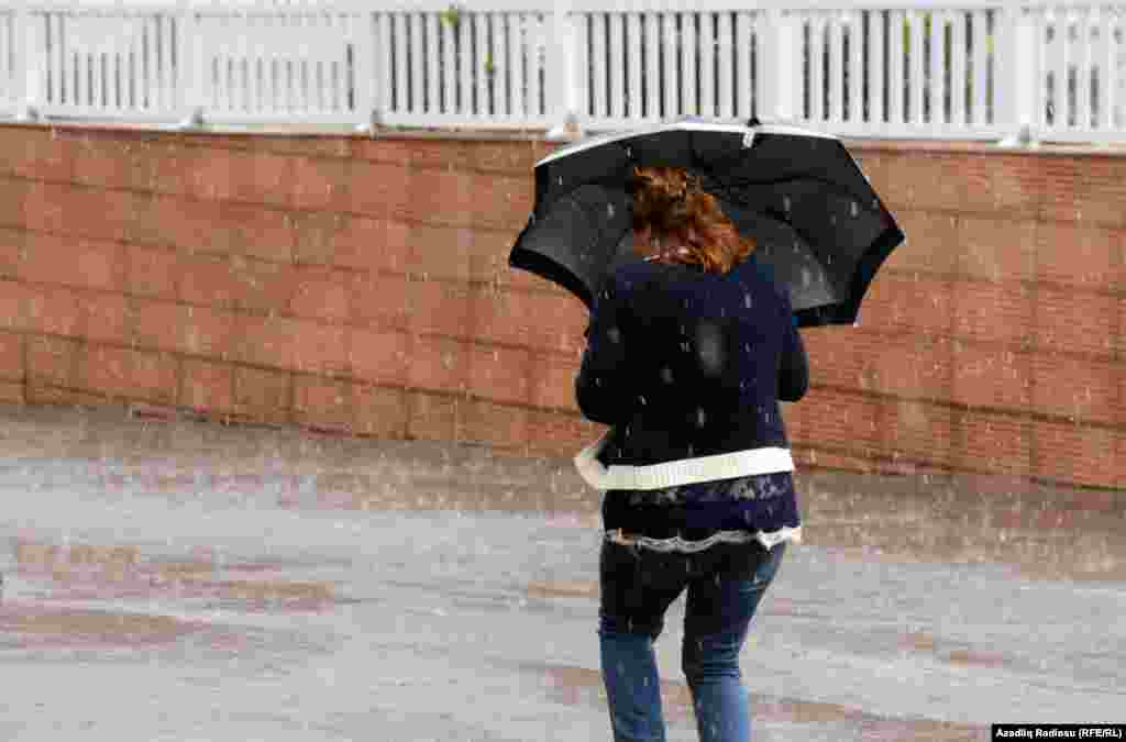Azerbaijan, Baku rain