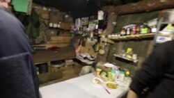 Кухня на одной из передовых позиций украинской армии под Попасной