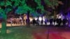 Kordon interventne policije u Novom Sadu oko jedan sat posle ponoći u Novom Sadu, 16. jul 2025. 