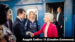 Урсула фон дер Ляєн прибула з візитом до Києва, де заплановане проведення П’ятого саміту Україна-Південно-Східна Європа 