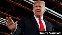 Прэзыдэнт ЗША Дональд Трамп