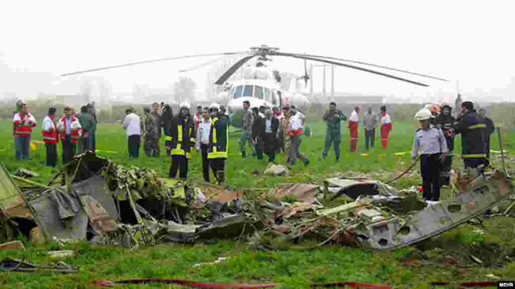 Iran – A rescue helicopter crashed in northeast city of Mashhad, 14Nov2012
