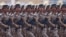 Военнослужащие Воздушно-космических сил (ВКС) НОАК во время военного парада по случаю 80-й годовщины окончания Второй мировой войны в Пекине. 3 сентября 2025 года