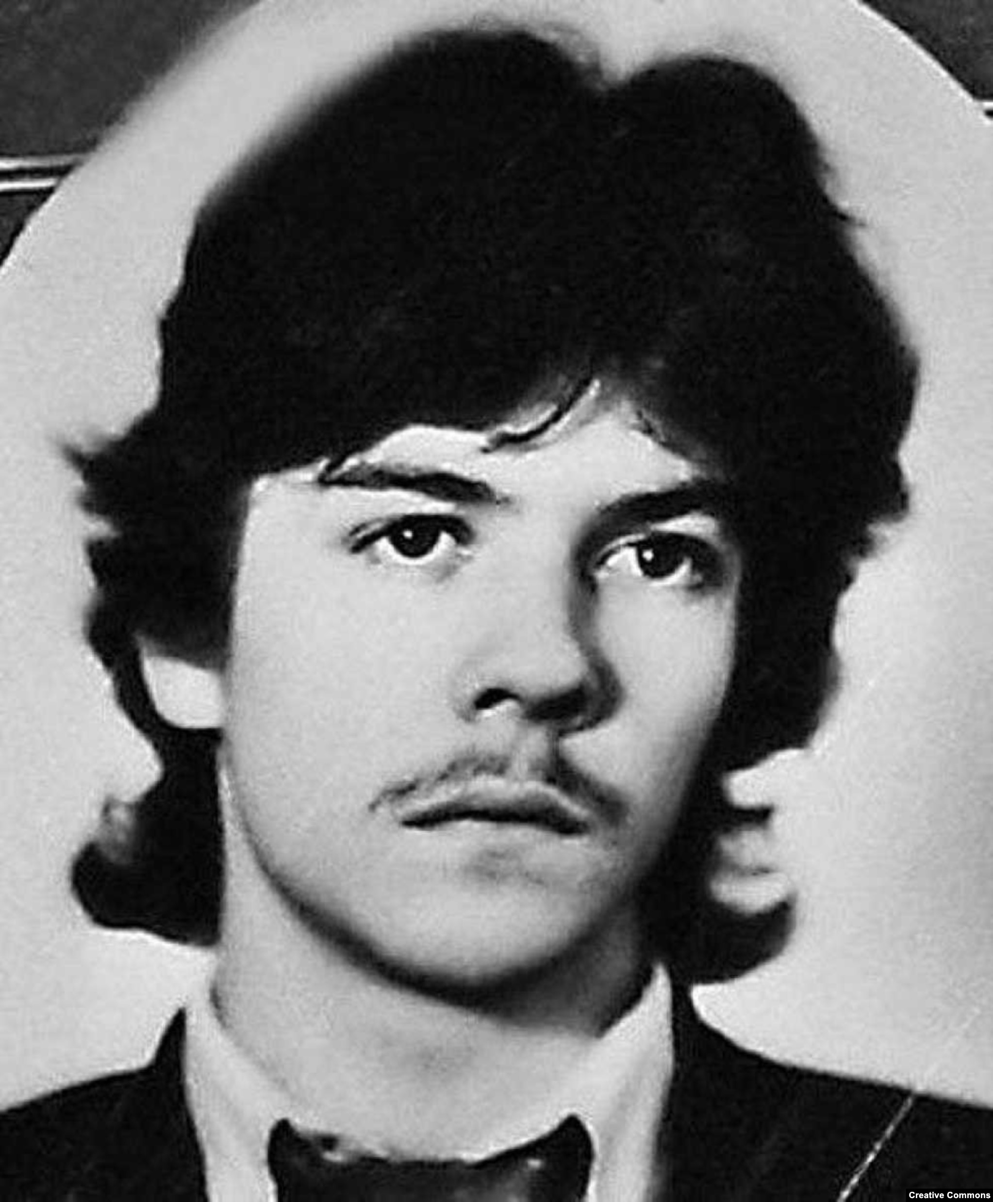 An undated photo shows the young Dmitry Medvedev. He was born in 1965 in St. Petersburg, then known as Leningrad, where he studied and taught law.