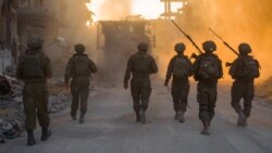 Израильский военный патруль в северной части сектора Газа. Май 2025 года