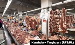 Түрксіб ауданы базарындағы ет бағасы, Алматы, 2 ақпан, 2025 жыл.