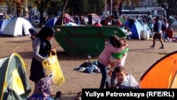 Белграддагы качкындар.