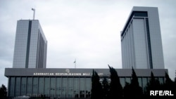 Azerbaijan -- a new building for the Milli Majlis of Azerbaijan (Parliament), 29Sep2009