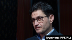 Ukrainalı rejissör, aktör ve "Qırım evi" müdiri Ahtem Seitablayev 
