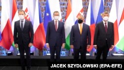 Լեհաստանի, Հունգարիայի, Չեխիայի և Սլովակիայի կառավարությունների ղեկավարները մասնակցում են բանակցությունների՝ Լյուբլին քաղաքում, 11-ը սեպտեմբերի, 2020թ.