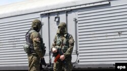 Ուկրաինա - Ռուսամետ զինյալները պահպանում են վագոն-սառնարանները, որոնցում ավիաաղետի զոհերի դիերն են, 20-ը հուլիսի, 2014թ․