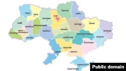 Карта Украины.