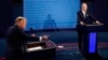 Кандидатот на демократите за претседател на САД Џо Бајден и претседателот Доналд Трамп на нивната прва телевизиска дебата