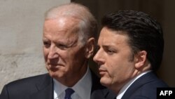 Matteo Renzi, premijer Italije prilkom susreta sa američkim potpredsjednikom Joe Bidenom ranije ove godine 
