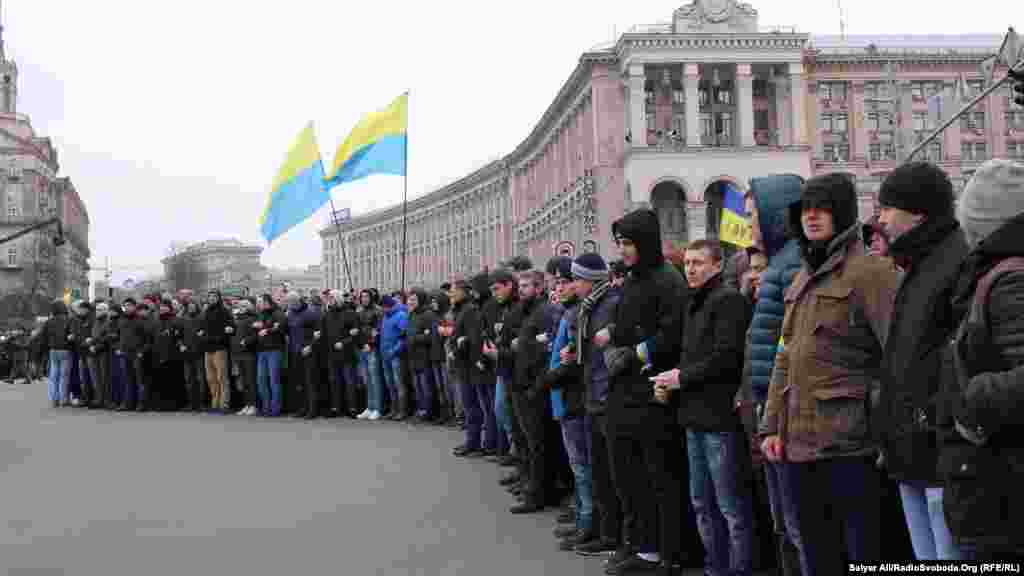 &quot;Марш Достоинства&quot; на Майдане Незалежности в Киеве.