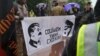 У Дніпрі поліція не дала активістам розгорнути плакат із зображеннями Сталіна й Гітлера