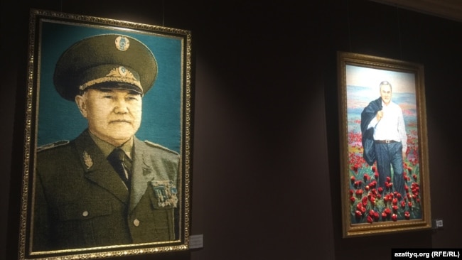 Нұрсұлтан Назарбаев музейіндегі экспозиция. Нұр-Сұлтан, 6 қазан 2020 жыл.