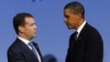 باراک اوباما و دمیتری مدودف، روسای جمهور آمریکا و روسیه در نشست گروه ۲۰ در پیتسبورگ آمریکا