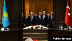 Қазақстан және Түркия басшыларының жоғары деңгейдегі келіссөзі. Анкара, 29 қазан 2026 жыл. Ақорда таратқан сурет.