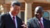 دیدار رهبران آفریقای جنوبی و چین در حاشیه اجلاس بریکس