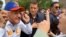Armenia - Prime Minister Nikol Pashinian argues with an angry citizen in Yerevan, May 18, 2026.